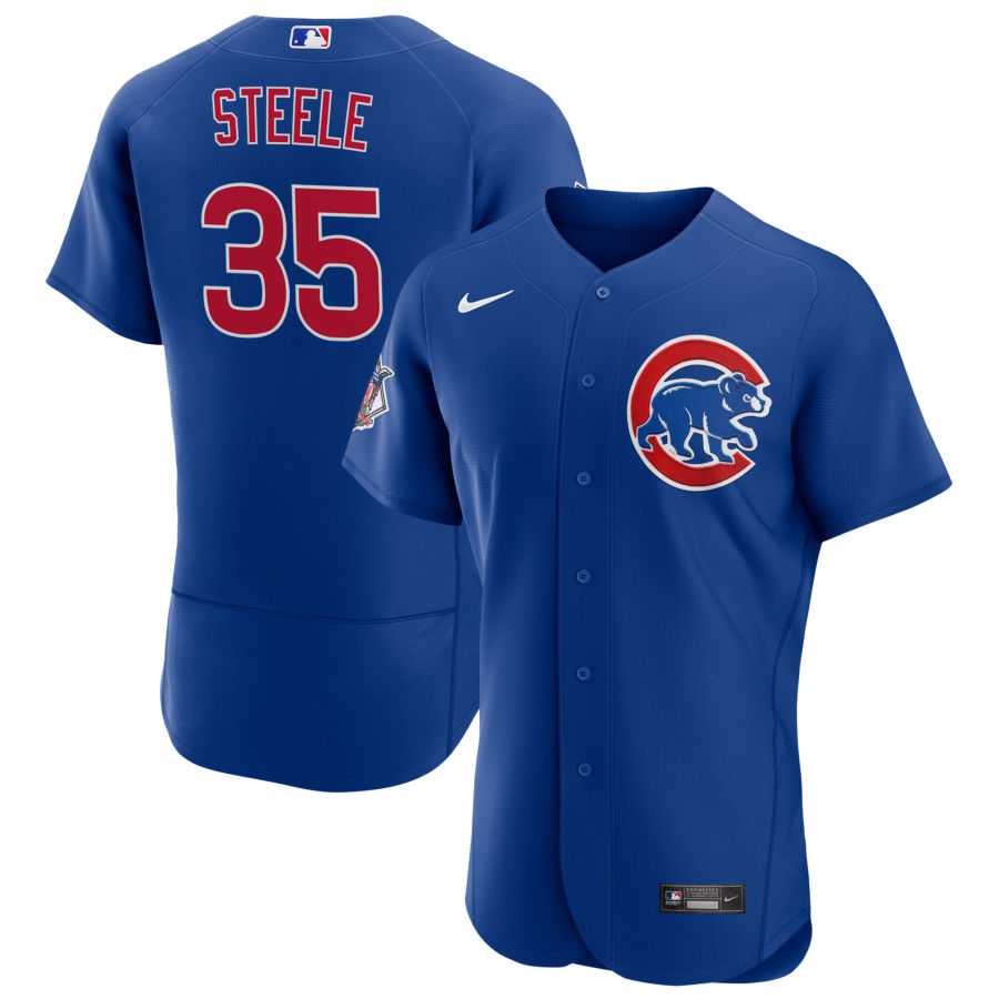 Mens Chicago Cubs #35 Justin Steele Nike Royal Alternate FlexBase Player Jersey Dzhi,We sell and wholesale Mens Chicago Cubs #35 Justin Steele Nike Royal Alternate FlexBase Player Jersey Dzhi on line form chian!